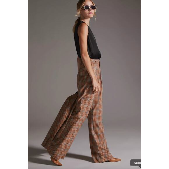 NEW PAIGE $598 Londyn Blazer + Avedon Trouser Bronze Dust Set - Picture 3 of 12